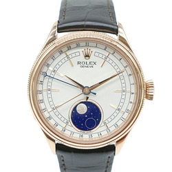 Rolex Cellini Moon Phase Automatic Wristwatch Rose Gold 50535 M50535