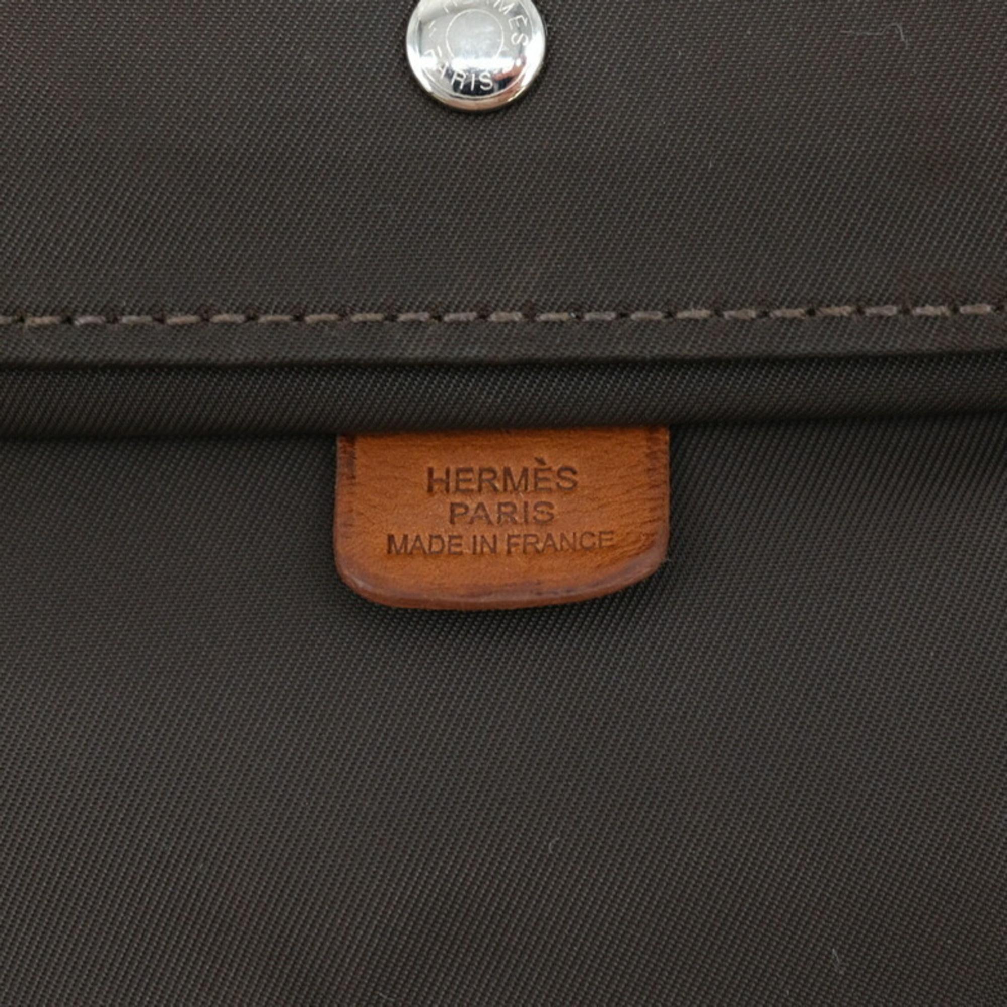 HERMES Steeple GM Multi-Case Travel Case Wallet Round Horse Toile H