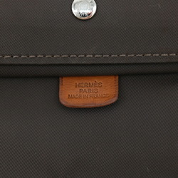 HERMES Steeple GM Multi-Case Travel Case Wallet Round Horse Toile H