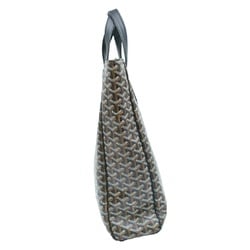 GOYARD Sac Voltaire Tote Bag Handbag Herringbone Leather Black