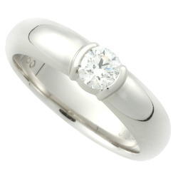 Tiffany & Co. Solitaire Ring, Platinum, Pt950, Diamond, 0.27ct, Size 7