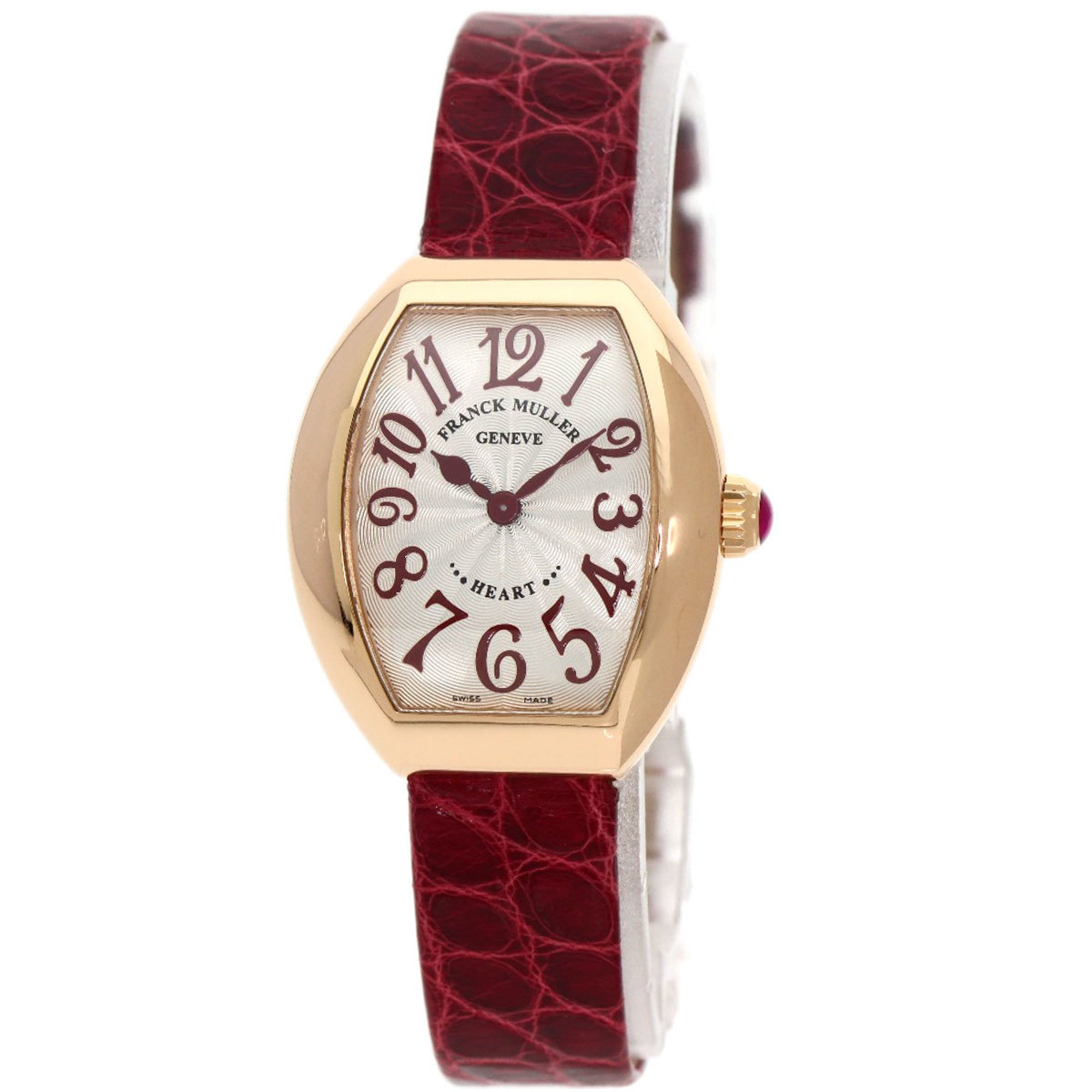 Franck Muller 5002S Heart to Watch, 18K Pink Gold/Leather, Women's, FRANCK MULLER