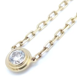 CARTIER Diamant Léger SM Necklace Amour B7215800 K18YG Yellow Gold 291662