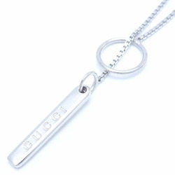 GUCCI Lariat Necklace K18WG White Gold 291714