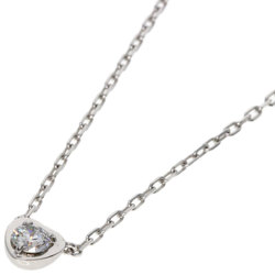 Cartier Diamant Legend Heart Diamond Necklace K18 White Gold Women's CARTIER