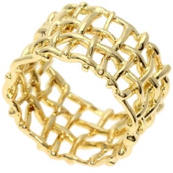Tiffany Mesh Ring, 18K Yellow Gold, Women's, TIFFANY&Co.