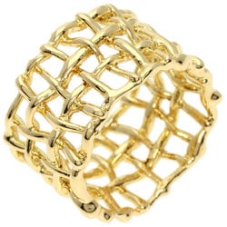 Tiffany Mesh Ring, 18K Yellow Gold, Women's, TIFFANY&Co.