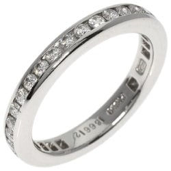 Harry Winston Channel Set Round Cut Eternity Diamond Ring, Platinum PT950, Women's, HARRY WINSTON