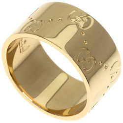 Gucci Icon Wide #8 Ring, 18K Yellow Gold, Women's, GUCCI