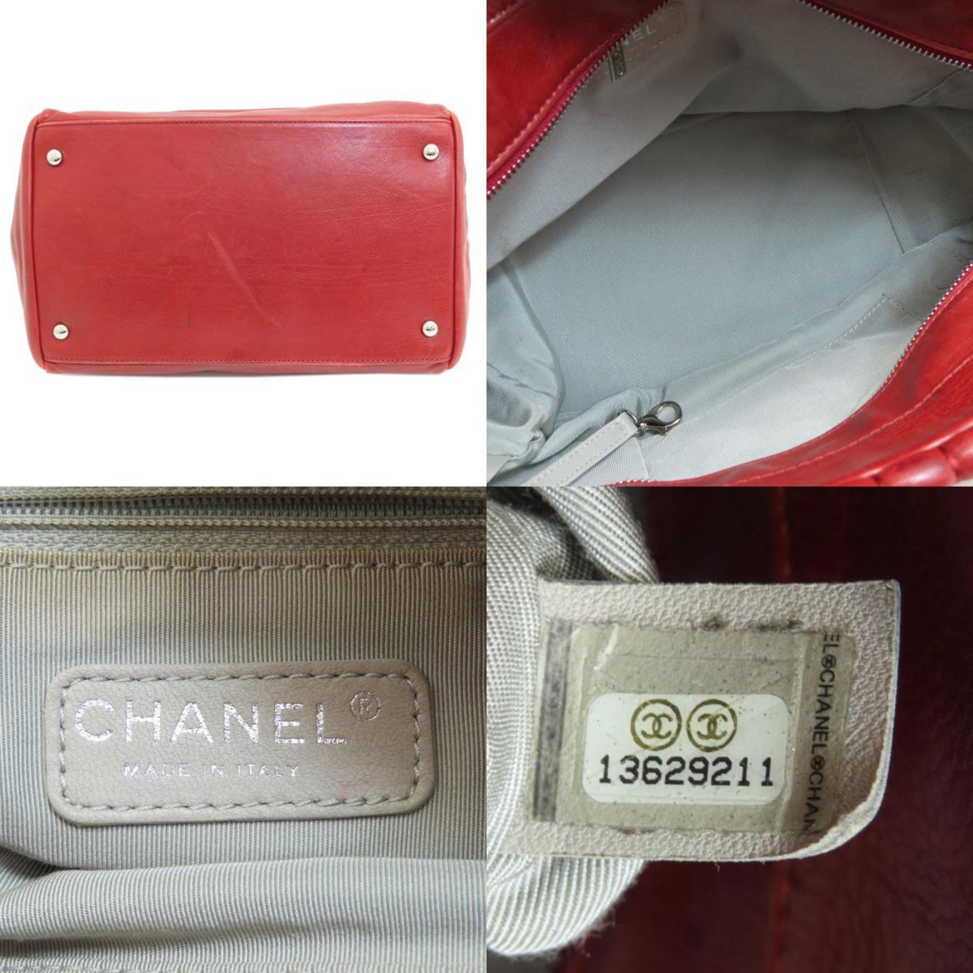 Chanel Chain Bag Coco Mark Tote Lambskin Women's CHANEL