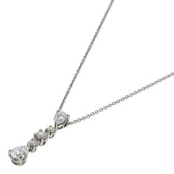 Tiffany Swing Drop Diamond Necklace in Platinum PT950 for Women TIFFANY&Co.