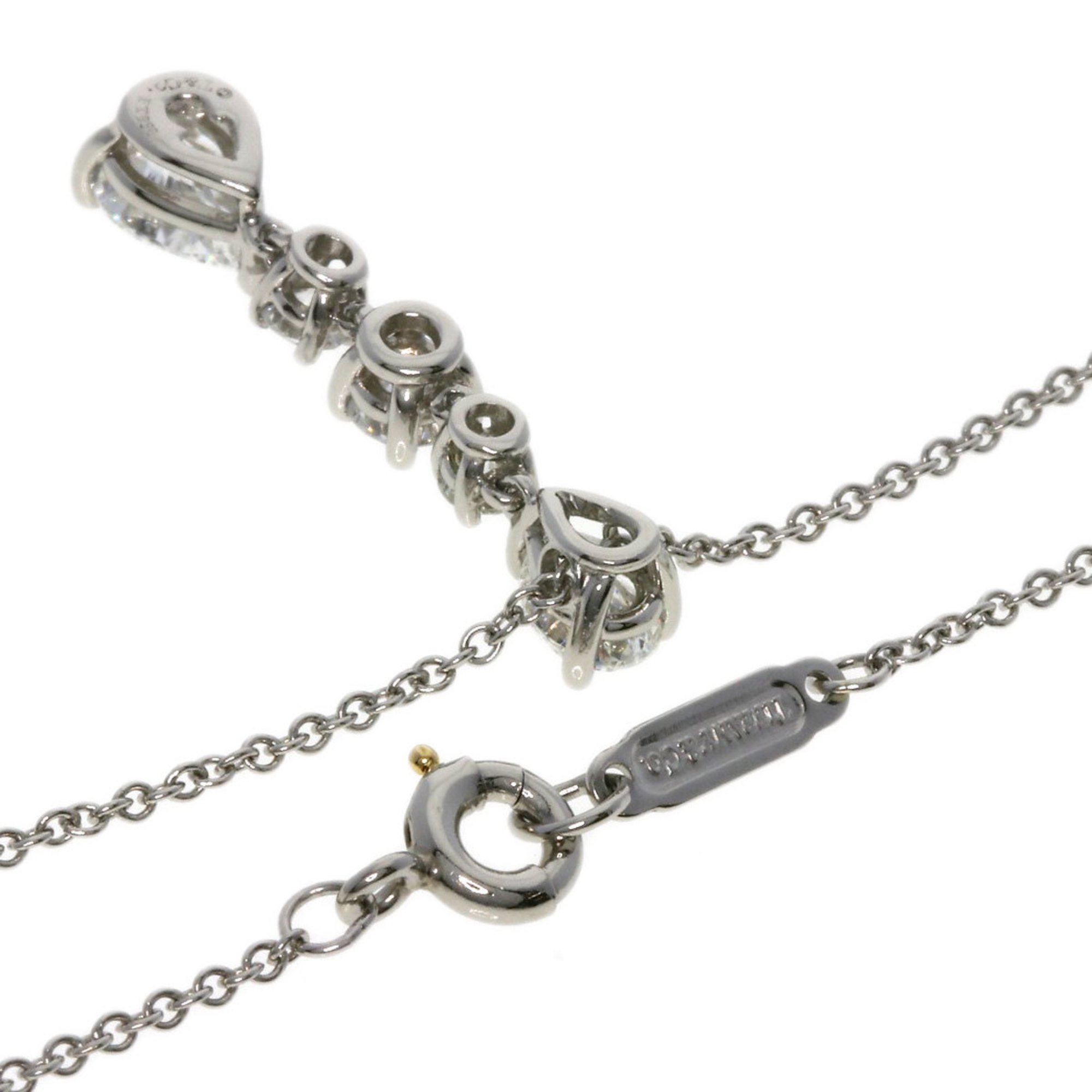 Tiffany Swing Drop Diamond Necklace in Platinum PT950 for Women TIFFANY&Co.