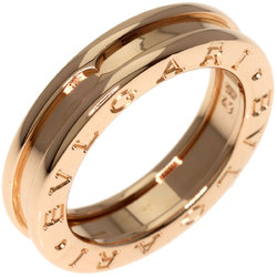 BVLGARI B-zero1 B-zero One Band XS #49 Ring, K18 Pink Gold, Women's