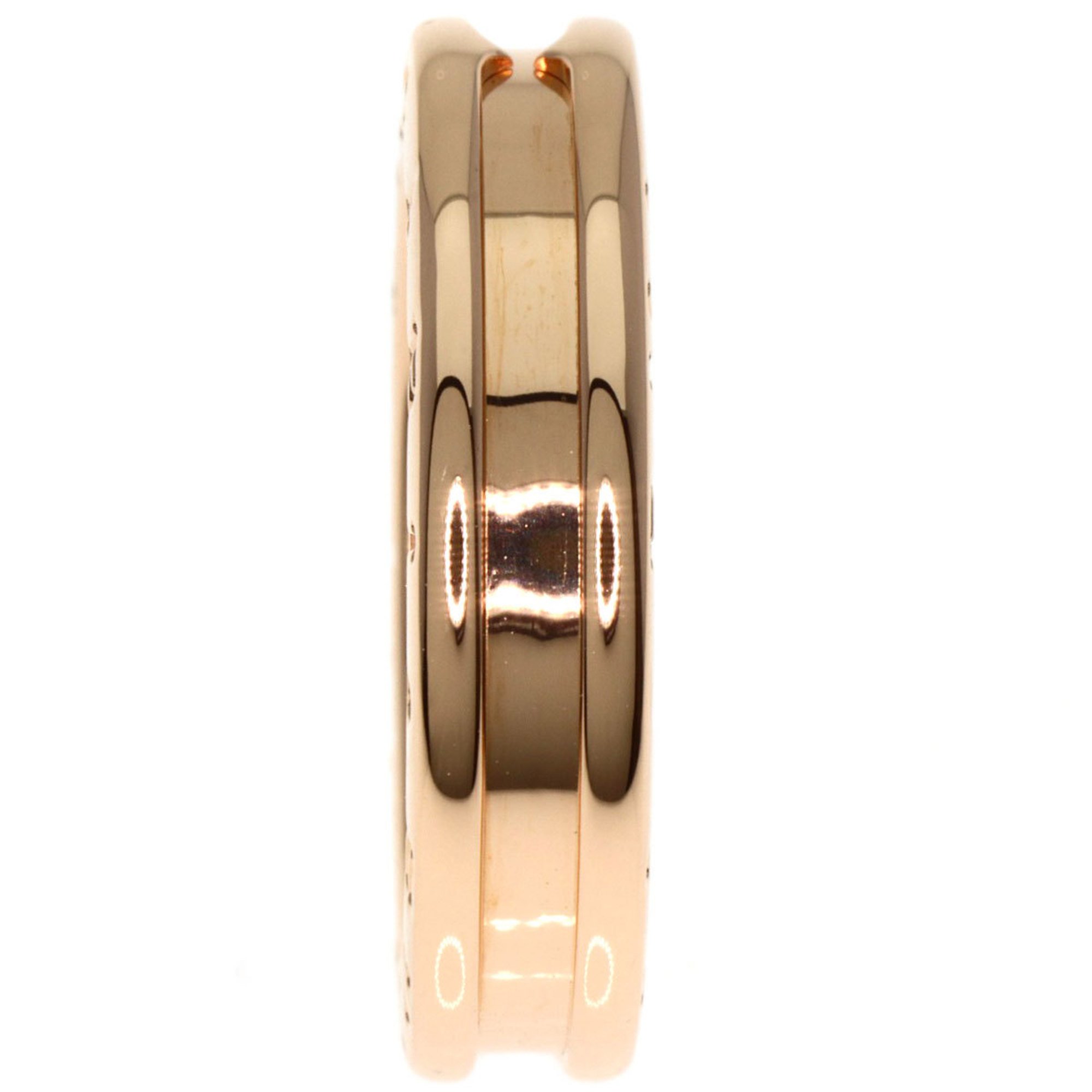 BVLGARI B-zero1 B-zero One Band XS #49 Ring, K18 Pink Gold, Women's