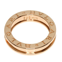 BVLGARI B-zero1 B-zero One Band XS #49 Ring, K18 Pink Gold, Women's