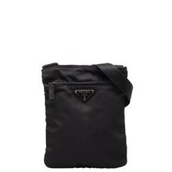 Prada Shoulder Bag Pochette Black Nylon Women's PRADA