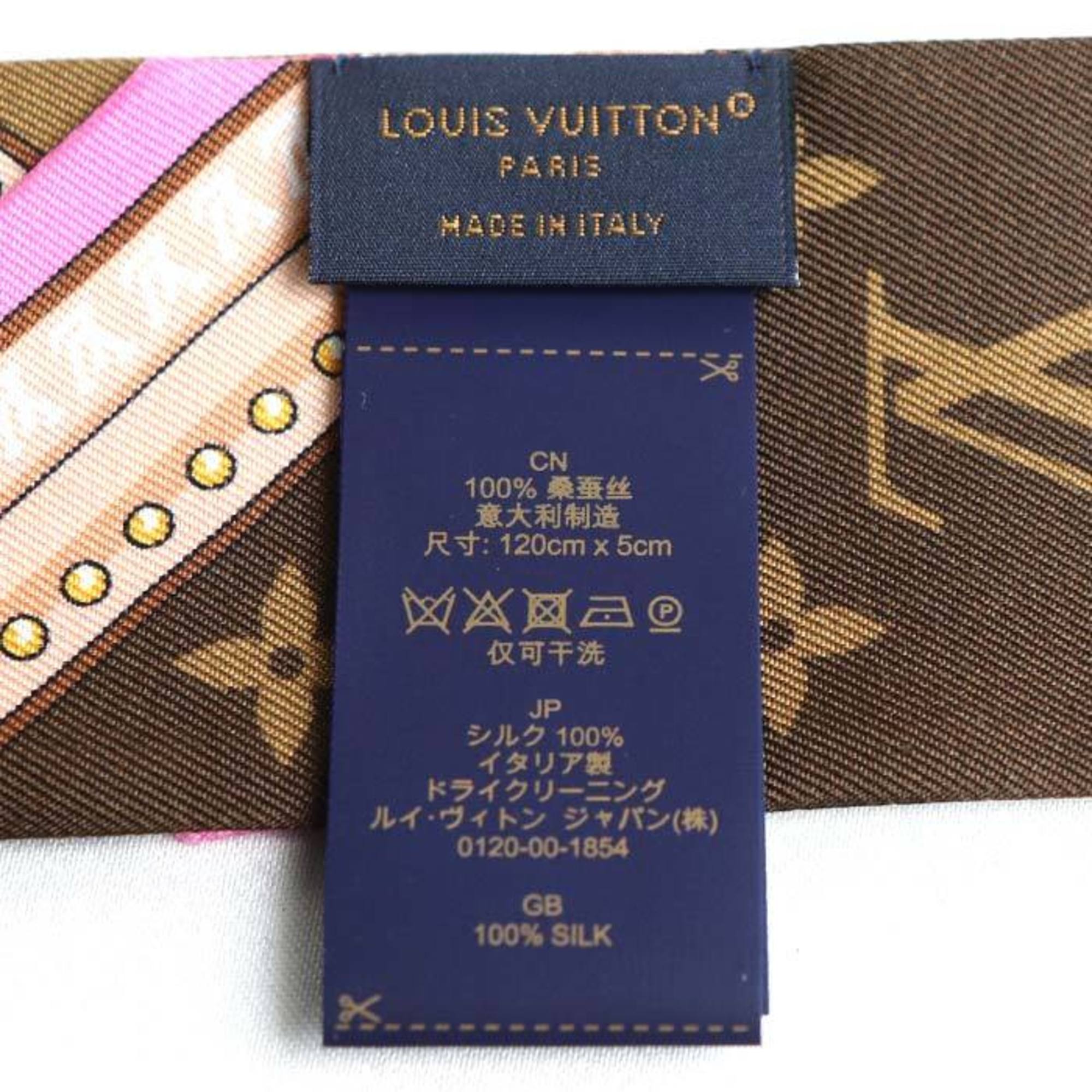 LOUIS VUITTON Louis Vuitton Bandeau BB Ultimate Scarf Muffler Multicolor Noir M76676 Women's