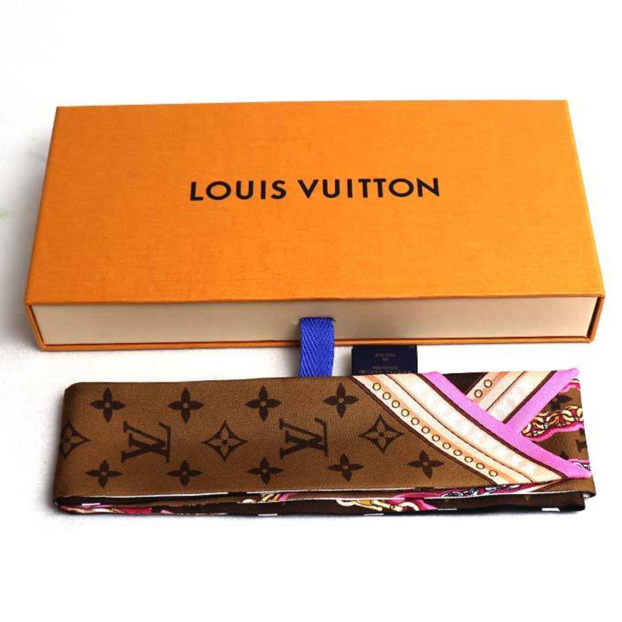 LOUIS VUITTON Louis Vuitton Bandeau BB Ultimate Scarf Muffler Multicolor Noir M76676 Women's