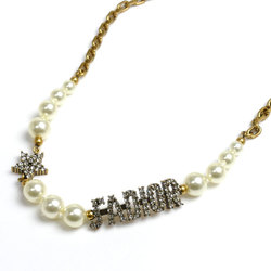 Christian Dior J'ADIOR Metal, Resin, Pearl, Crystal Necklace N1113ADRCY_D908 16.8g 32-35-38cm Women's