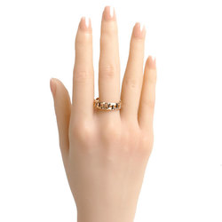 TIFFANY&Co. Tiffany K18PG Pink Gold T True Wide Ring 63064459 Size 20 5.8g Women's