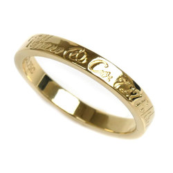 TIFFANY&Co. Tiffany K18YG Yellow Gold Notes Narrow New York Ring, Size 11, 3.3g, Women's