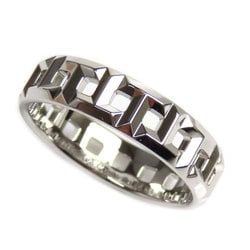 TIFFANY&Co. Tiffany K18WG White Gold T True Wide Ring 62509376 Size 19 6.0g Men's