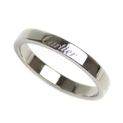 CARTIER Pt950 Platinum C de Engraved Wedding Ring B4054058 Size 17.5 58 5.6g Women's