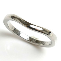 CARTIER Pt950 Platinum Ballerina Curve Wedding Ring B4092847 Size 7 47 2.8g Women's