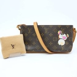 LOUIS VUITTON M51241 Monogram Panda Trotter Shoulder Bag Takashi Murakami