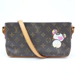 LOUIS VUITTON M51241 Monogram Panda Trotter Shoulder Bag Takashi Murakami