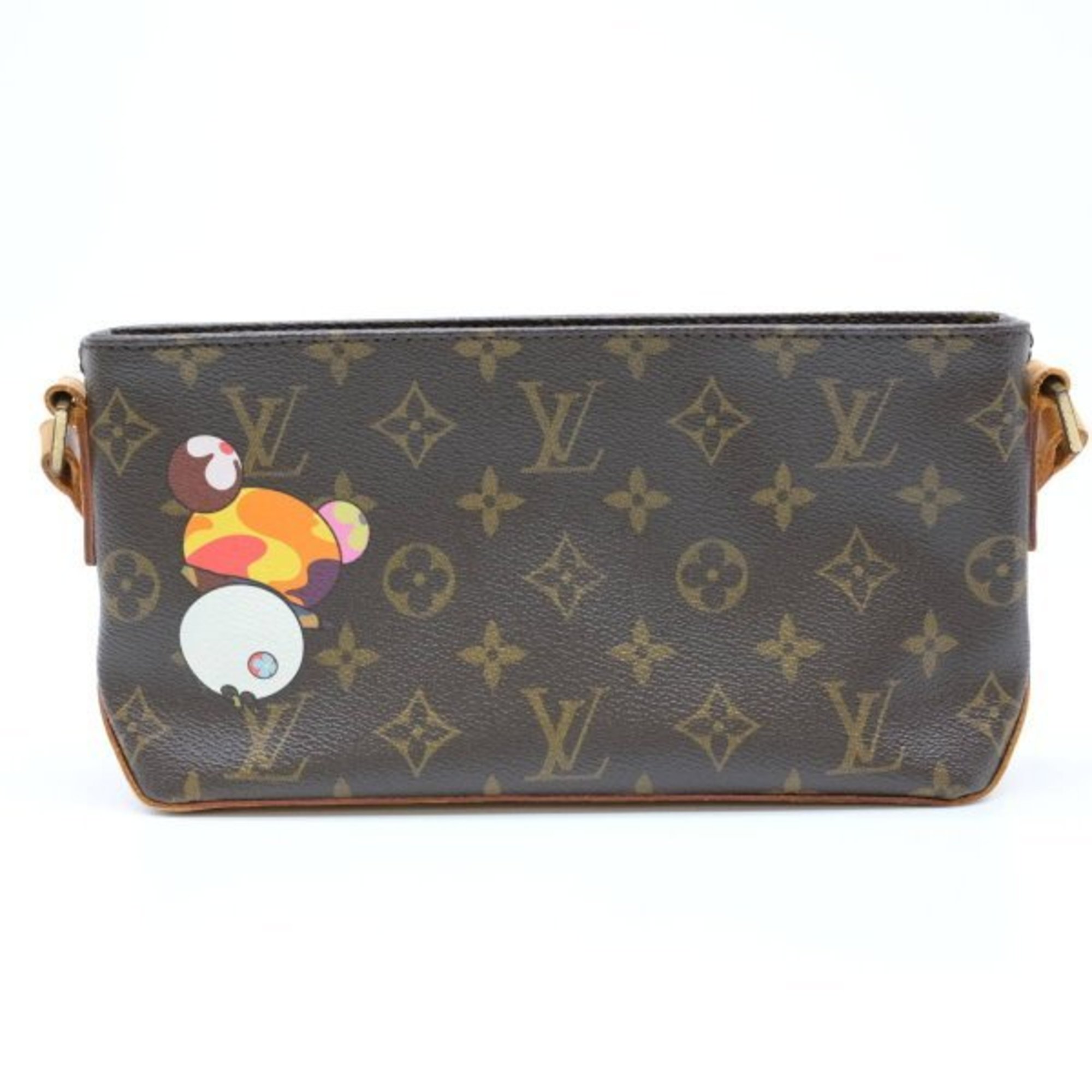 LOUIS VUITTON M51241 Monogram Panda Trotter Shoulder Bag Takashi Murakami