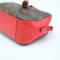 LOUIS VUITTON Louis Vuitton Monogram Saintonge Shoulder Bag Leather Coquelicot Red M43556