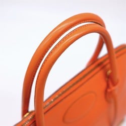 HERMES Hermes Bolide MacPherson Tote Bag Shoulder Handbag Box Calf Leather Orange