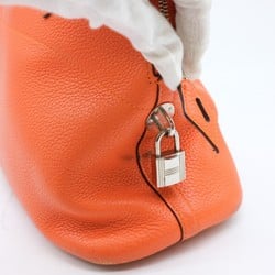 HERMES Bolide 31 Tote Bag, Handbag, Shoulder Taurillon Clemence Leather, Orange