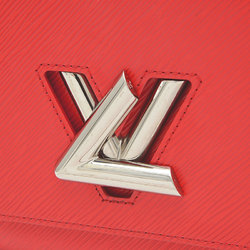 Louis Vuitton Epi Twist MM Chain Shoulder Bag Coquelicot M50523