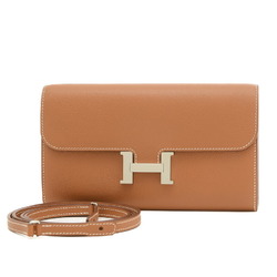 Hermes Constance To Go Long Wallet Evercolor Gold Z Engraved