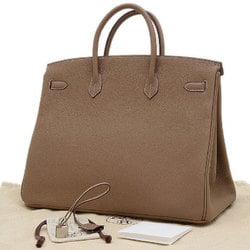 Hermes Birkin 40 Handbag Togo Etoupe B Stamp