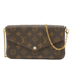 Louis Vuitton Monogram Pochette Felicie Chain Shoulder Bag Wallet M81896