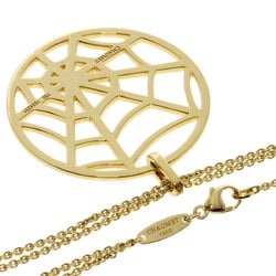 Chaumet Atlas Moi Spider Web Diamond Necklace K18 Yellow Gold for Women