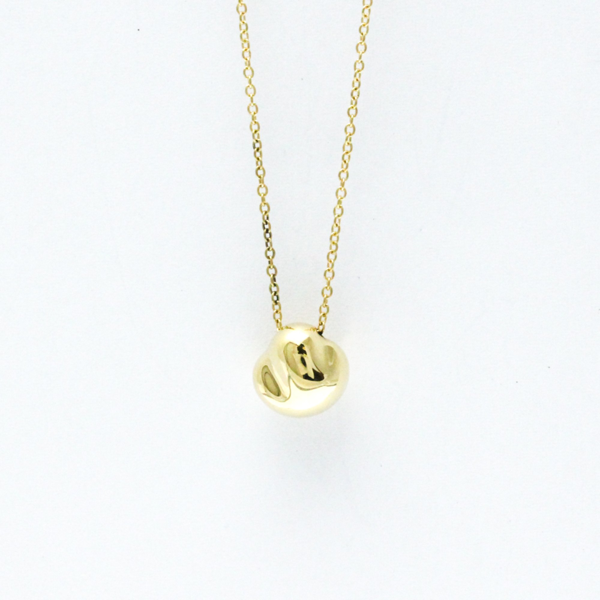 Tiffany Nugget Necklace Yellow Gold (18K) No Stone Men,Women Fashion Pendant Necklace (Gold)