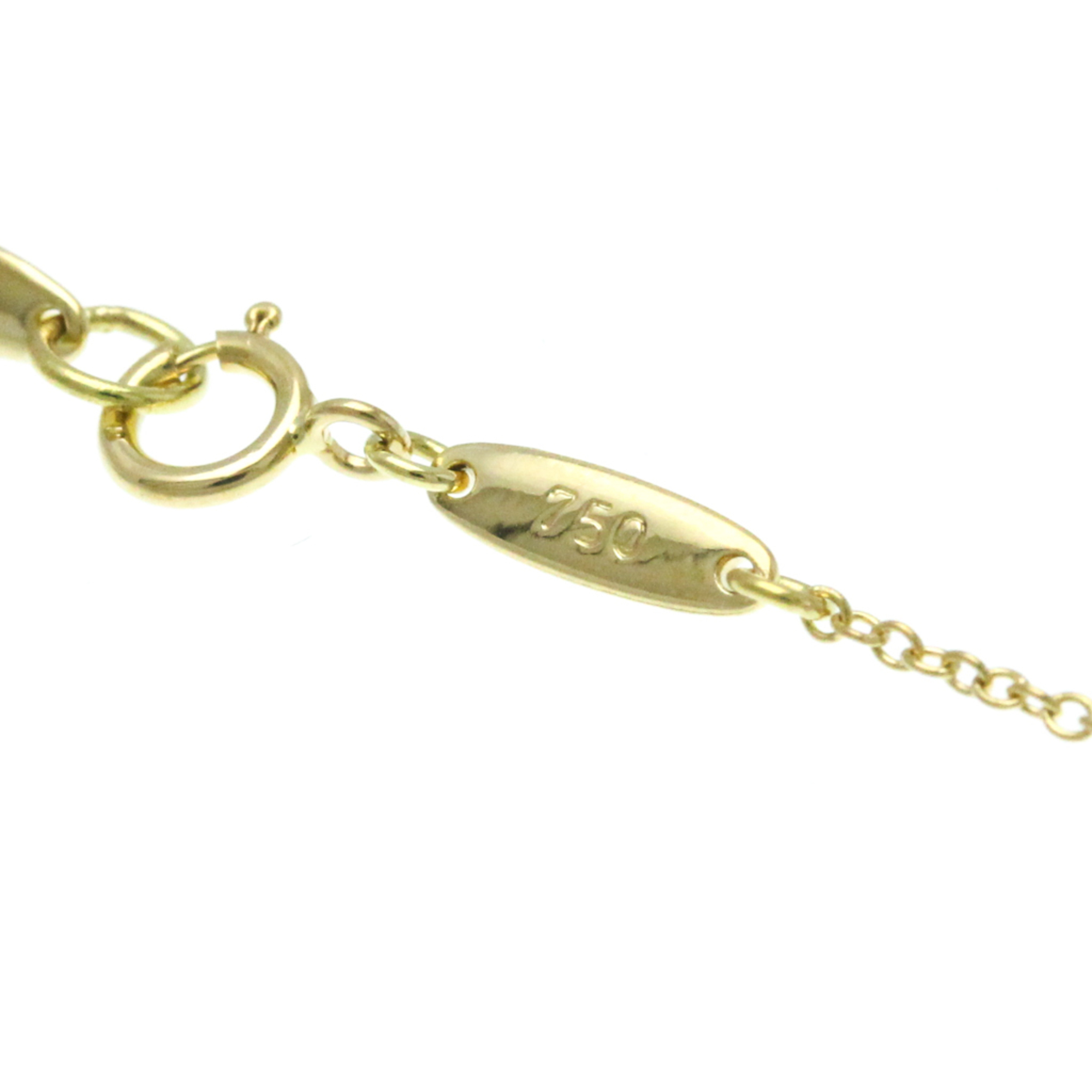 Tiffany Nugget Necklace Yellow Gold (18K) No Stone Men,Women Fashion Pendant Necklace (Gold)