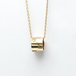 Gucci G Icon Pink Gold (18K) No Stone Men,Women Fashion Pendant Necklace (Pink Gold)