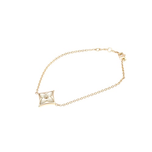 Louis Vuitton Color Blossom Star Bracelet Q95466 Pink Gold (18K) Shell Charm Bracelet Pink Gold