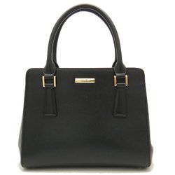 BURBERRY Handbag Leather Black 251668