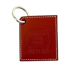 Hermes MAISON CASA HOME Brown Accessories Key Ring Bag Charm Women's