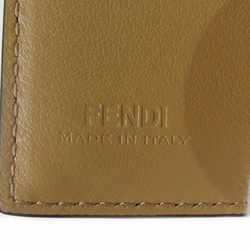 FENDI ROMA 8M0395 Embossed Tri-fold Wallet for Women