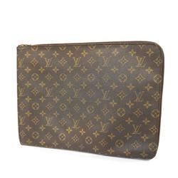 Louis Vuitton Clutch Bag Monogram Etui Voyage GM M44498 Brown Men's Women's