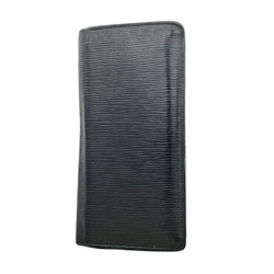 Louis Vuitton Long Wallet Epi Portefeuille Brazza M60622 Noir Men's
