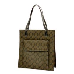 Gucci Tote Bag GG Nylon 002 1008 Brown Women's
