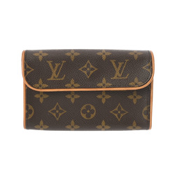 LOUIS VUITTON Louis Vuitton Monogram Pochette Florentine Belt XS Brown M51855 Women's Canvas Waist Bag